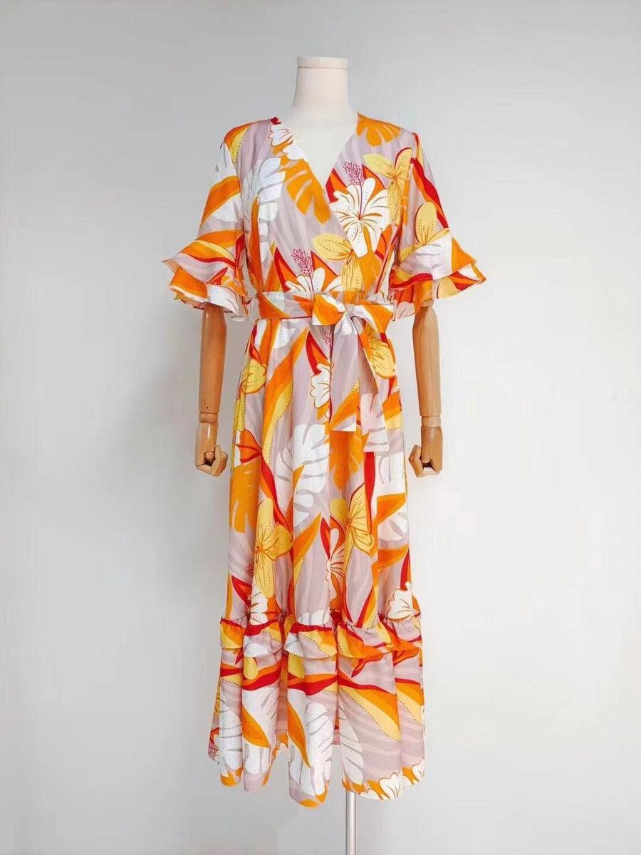 Krystine Tropical Dress