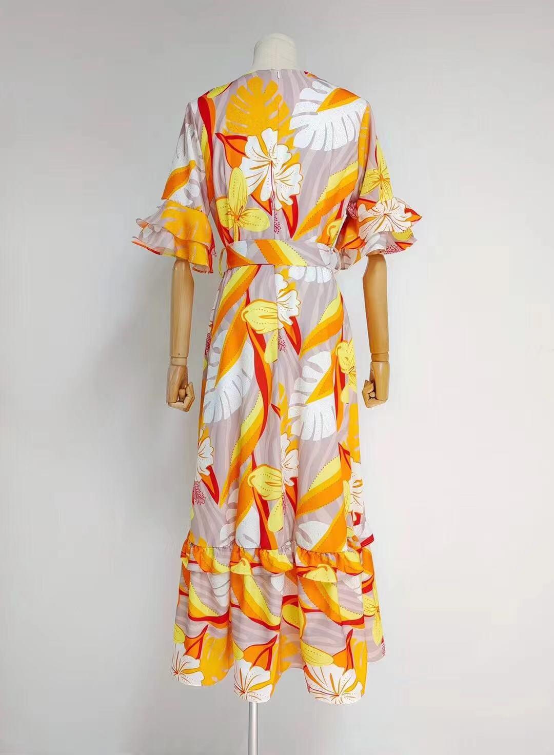 Krystine Tropical Dress