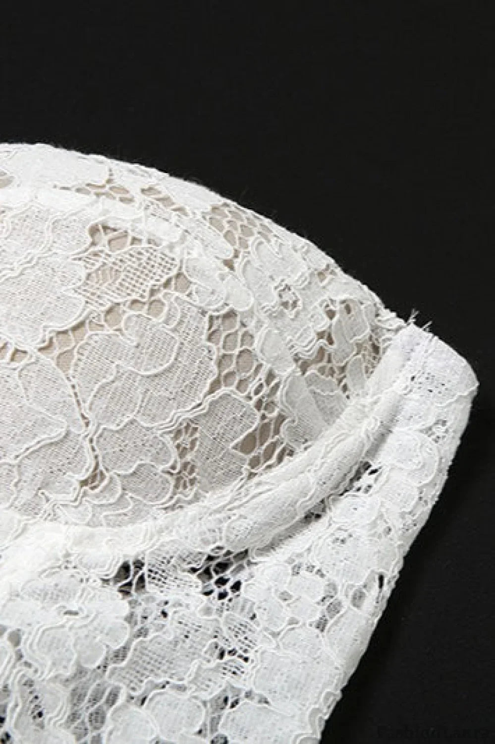 Lace Bustier Bodycon Formal Dress