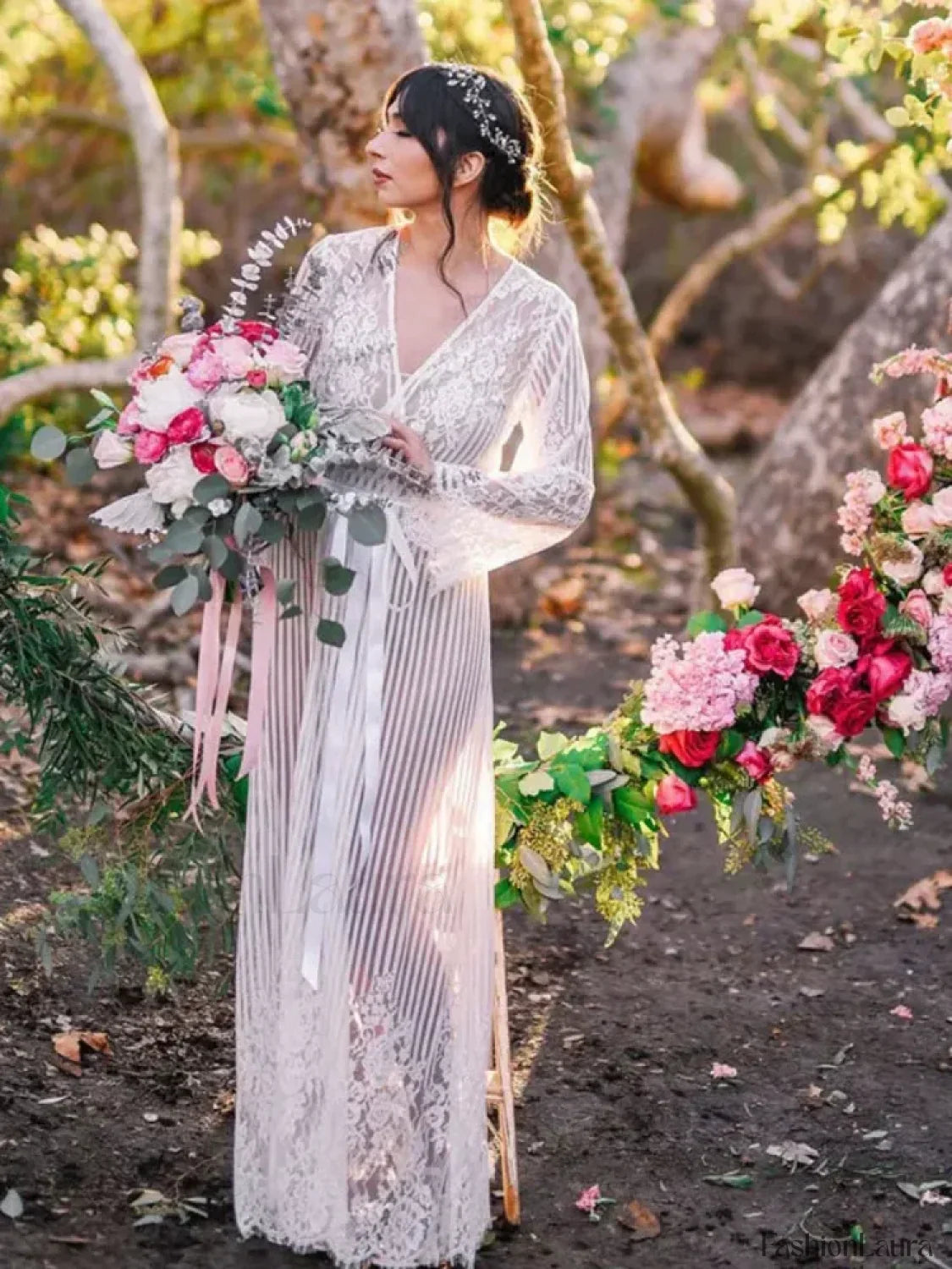 Lace Cardigan Kimono Robe Cover Up