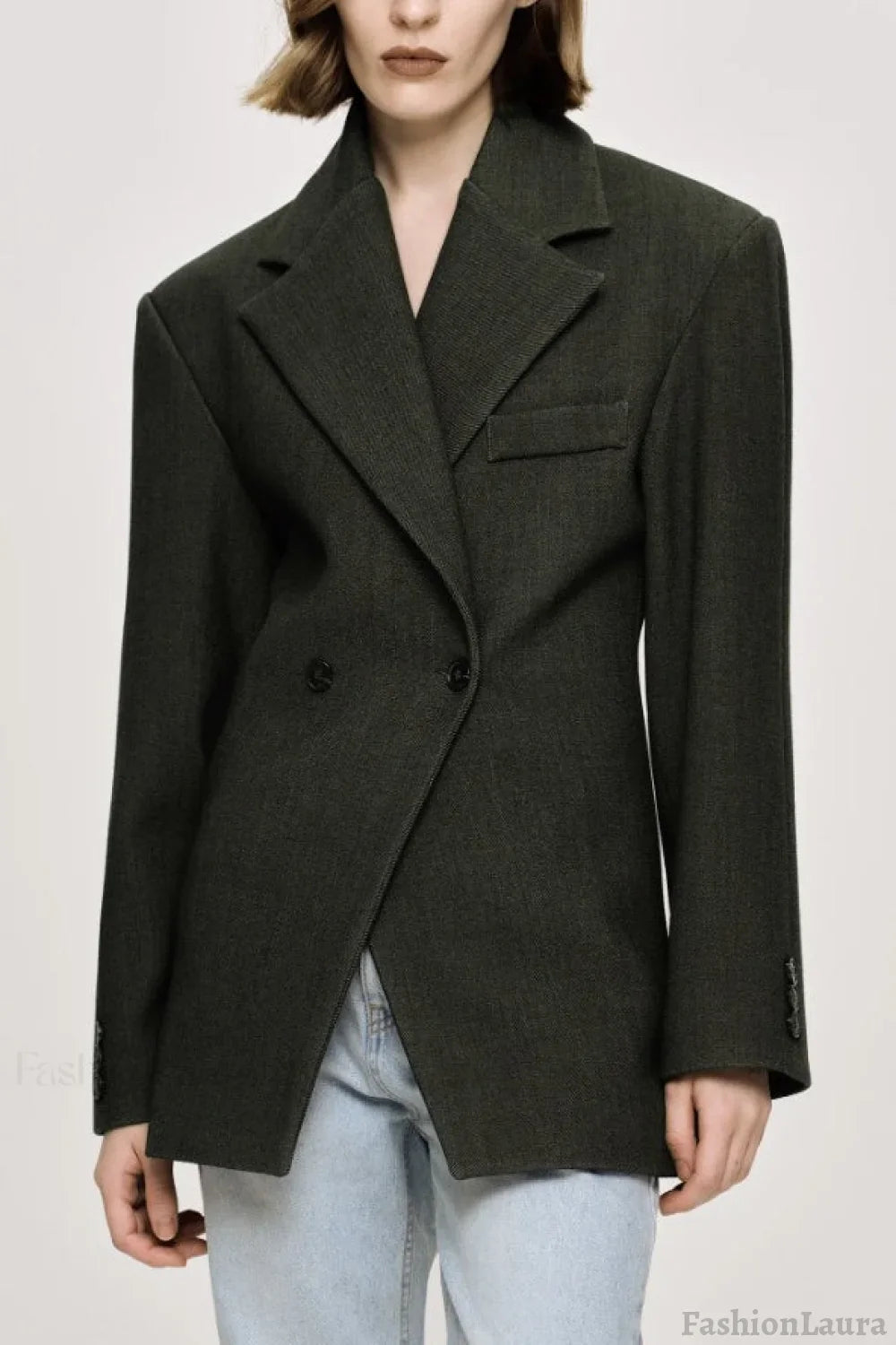 Lapel Relaxed Fit Blazer