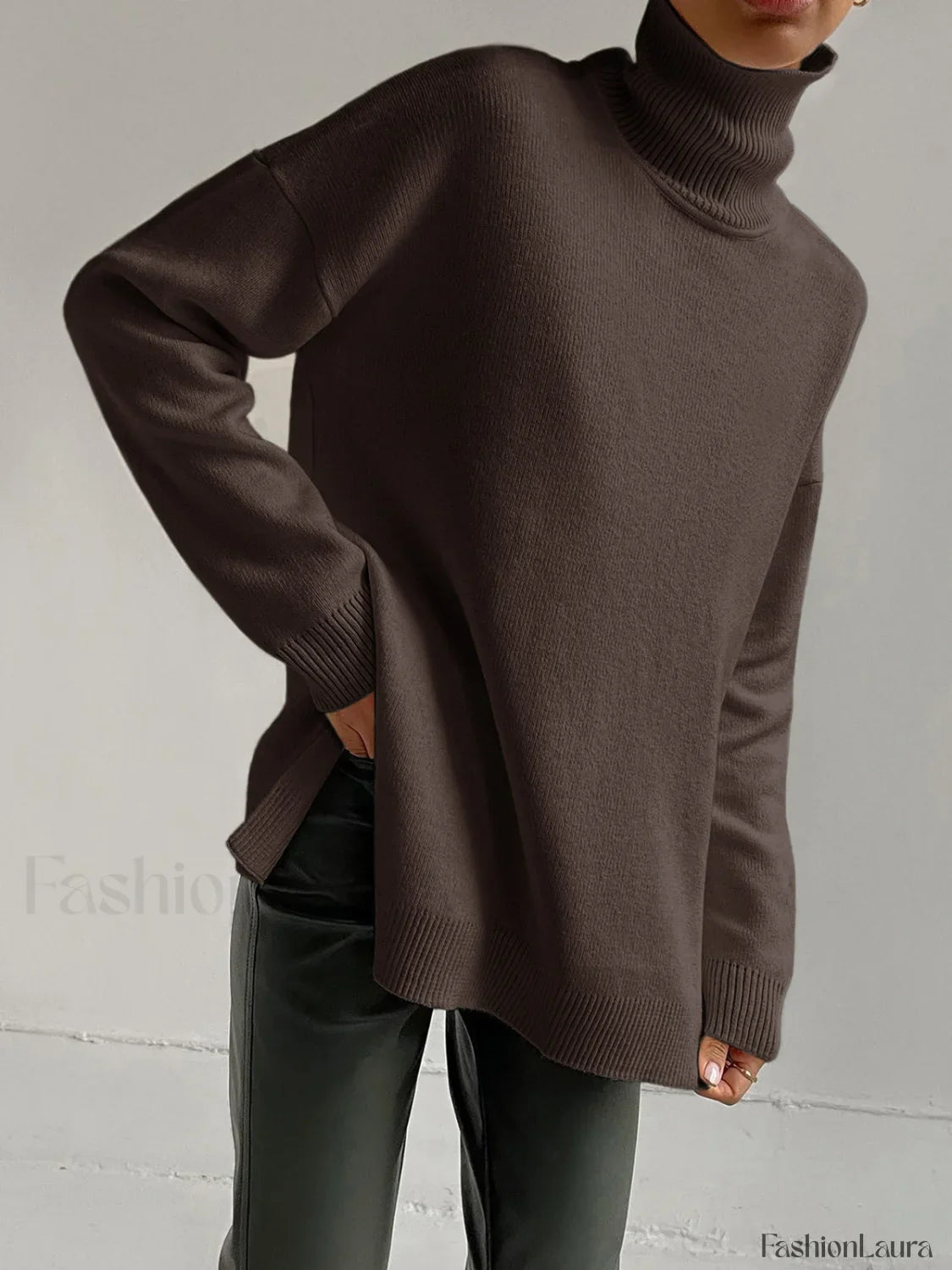 Lean On Graceful Me Turtleneck Sweater
