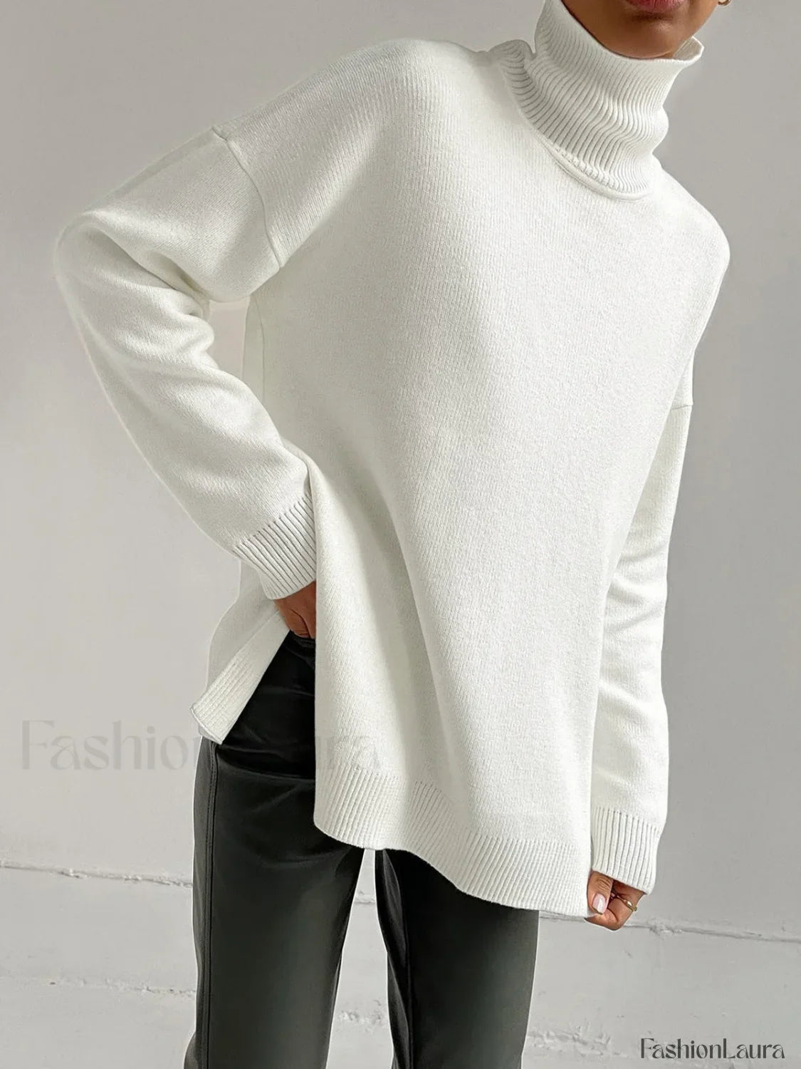 Lean On Graceful Me Turtleneck Sweater