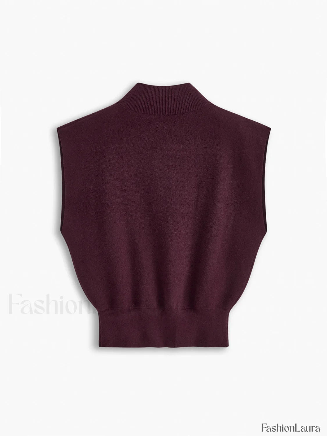 Leisurely Solid Pullover Sweater Vest