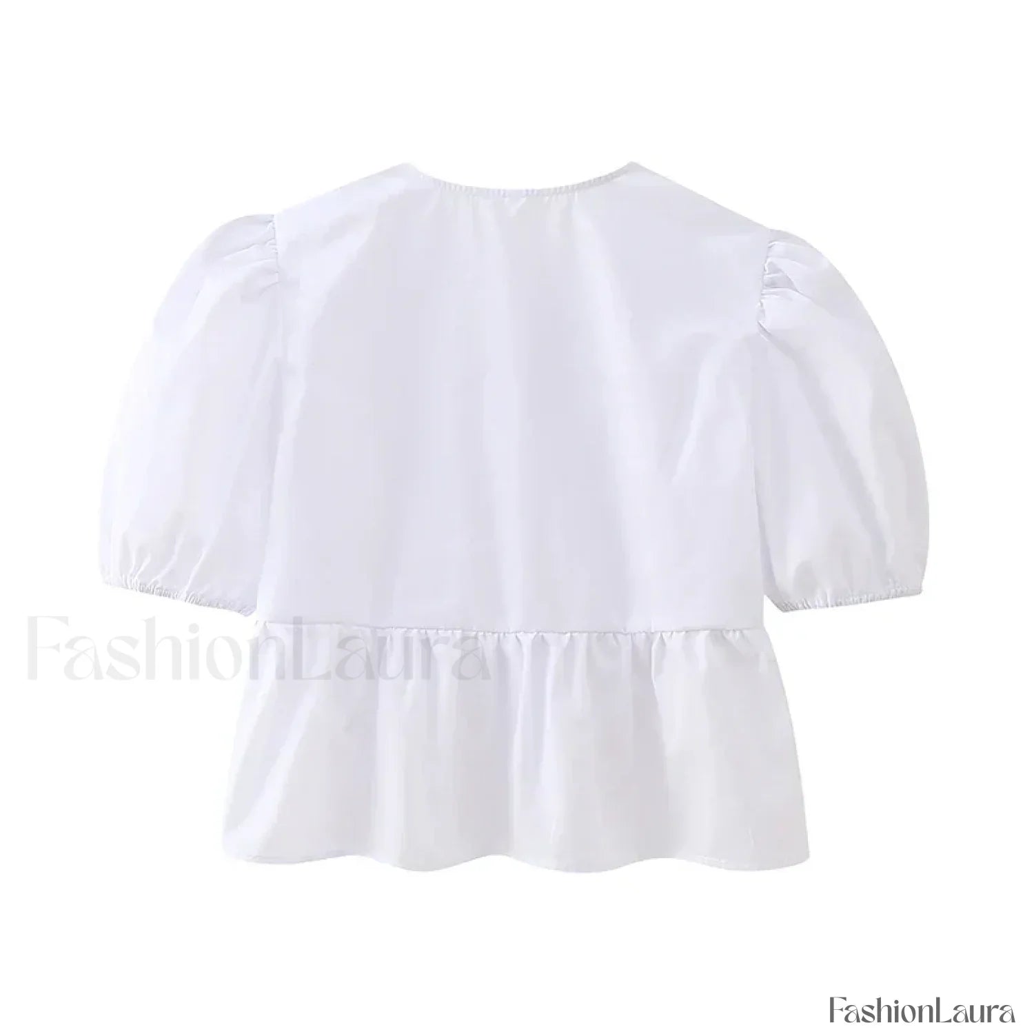 Leopard Sweet Bubble Casual Shirt Blouse