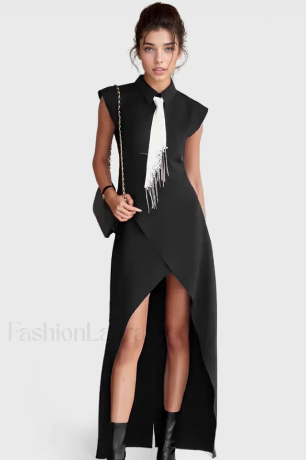 Liberty Midi Dress Charming With Tie Detail