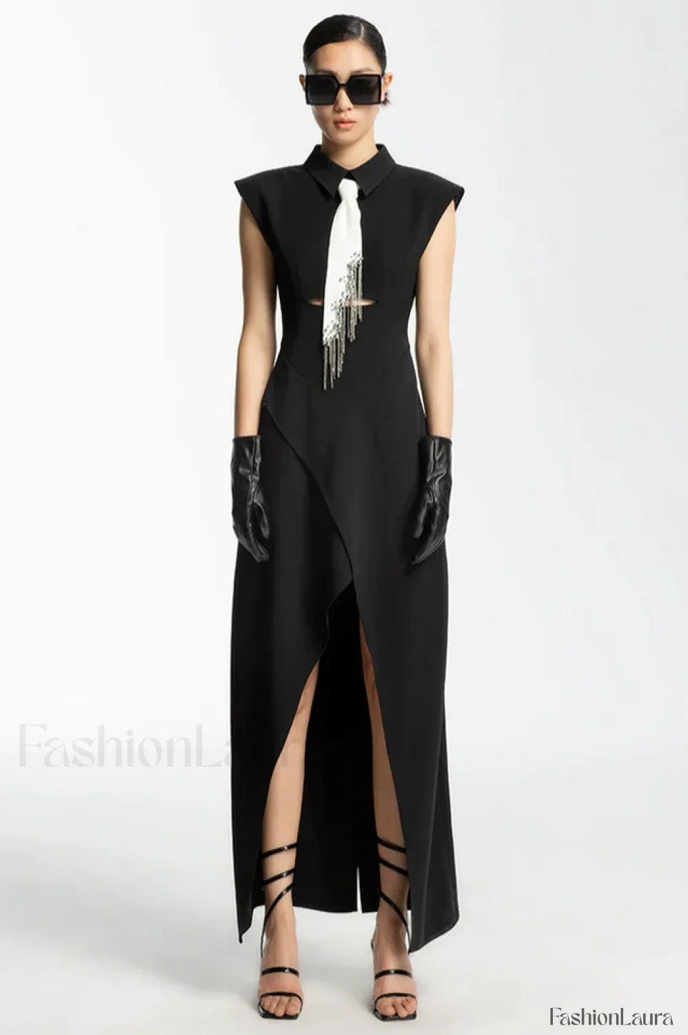 Liberty Midi Dress Charming With Tie Detail