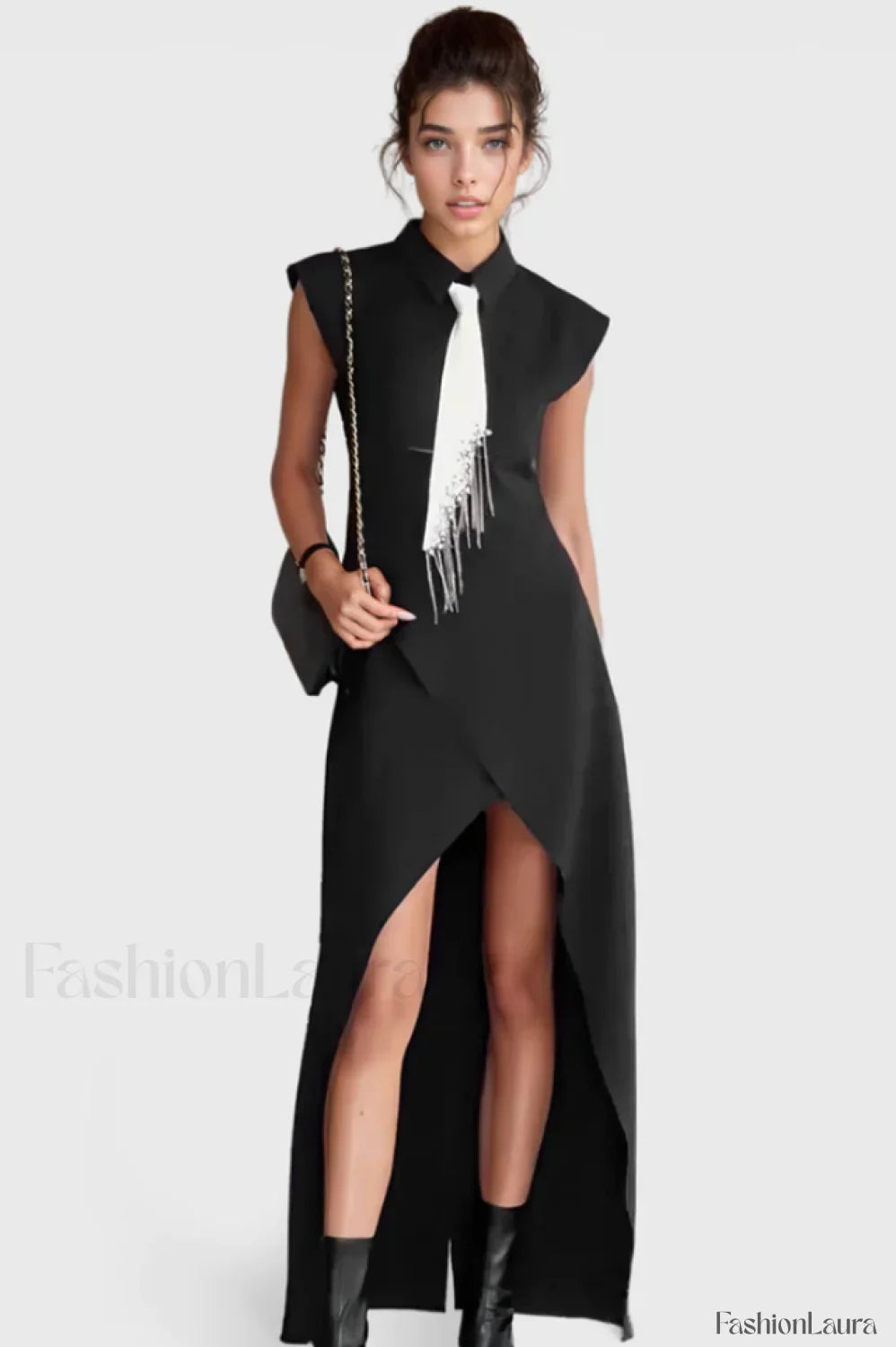 Liberty Midi Dress Charming With Tie Detail