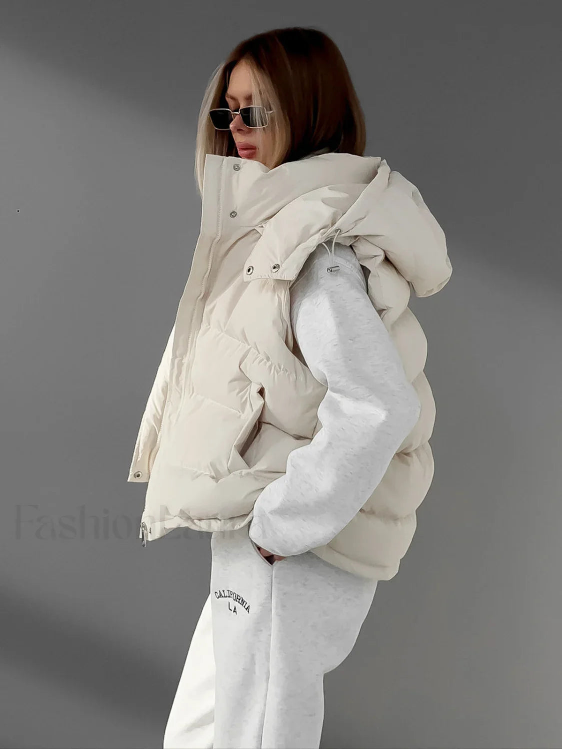 Lightweight Quilted Graceful Puffer Down Coat