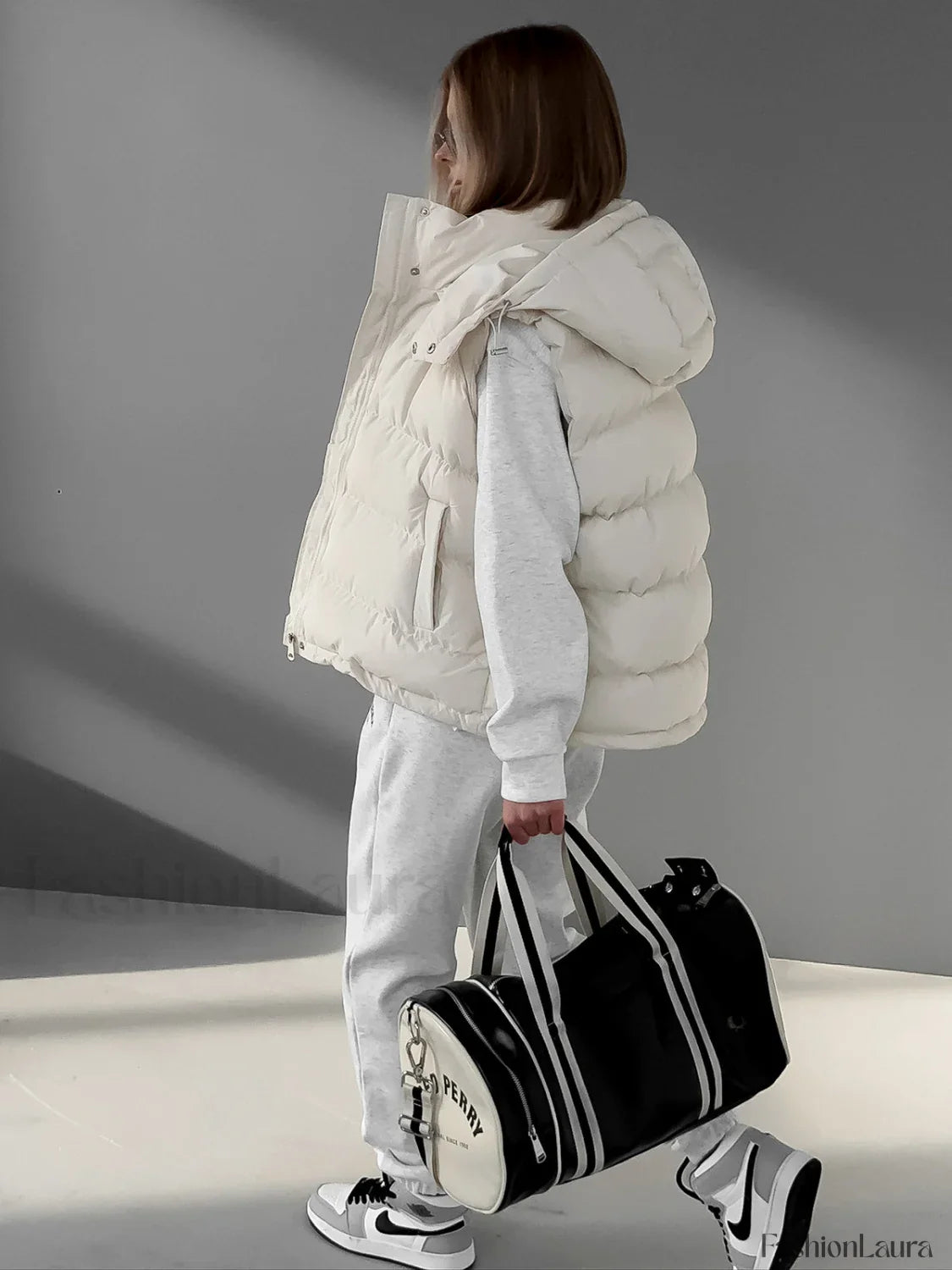 Lightweight Quilted Graceful Puffer Down Coat