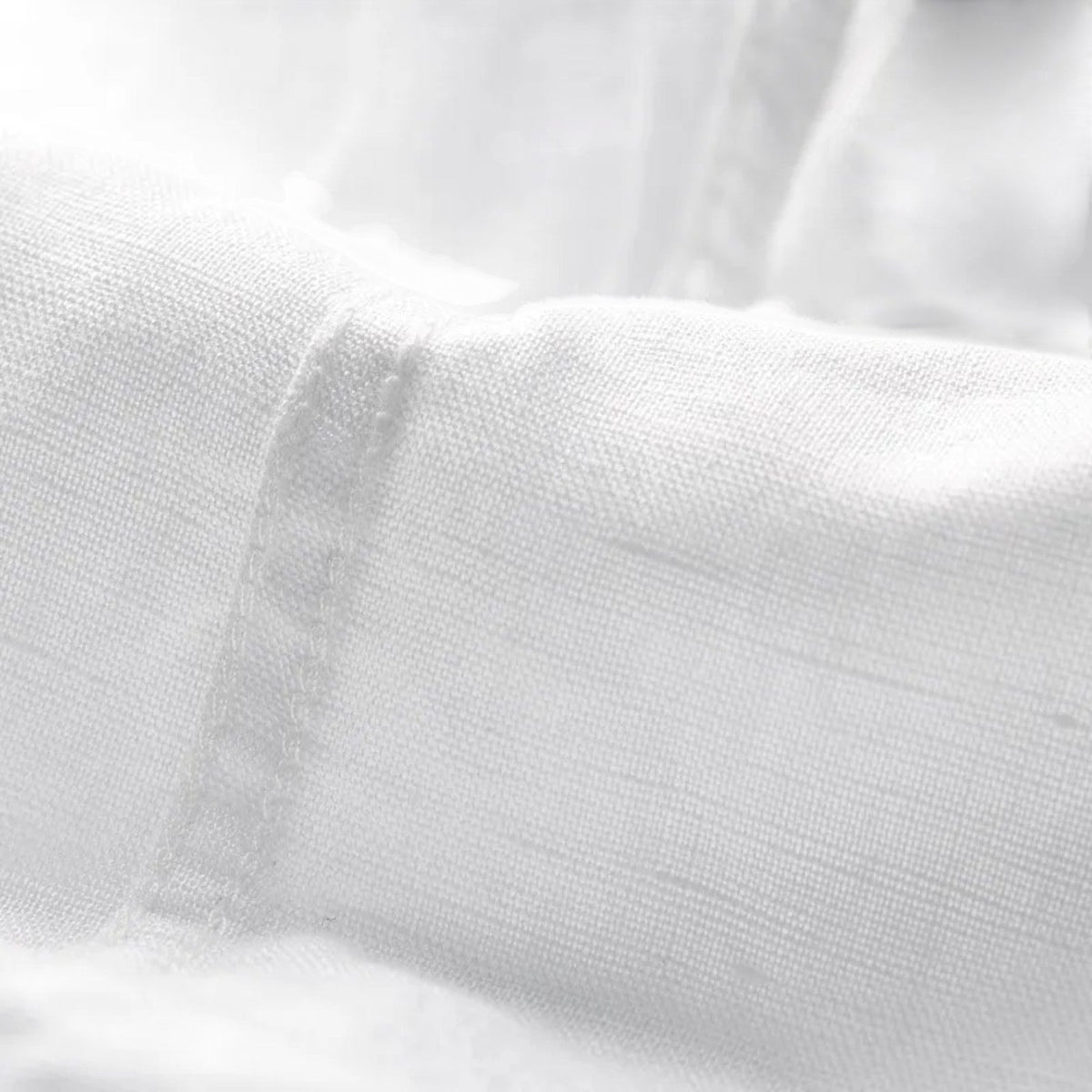 Men's Linen Short Sleeve Shirt Lightweight Breathable Button Up