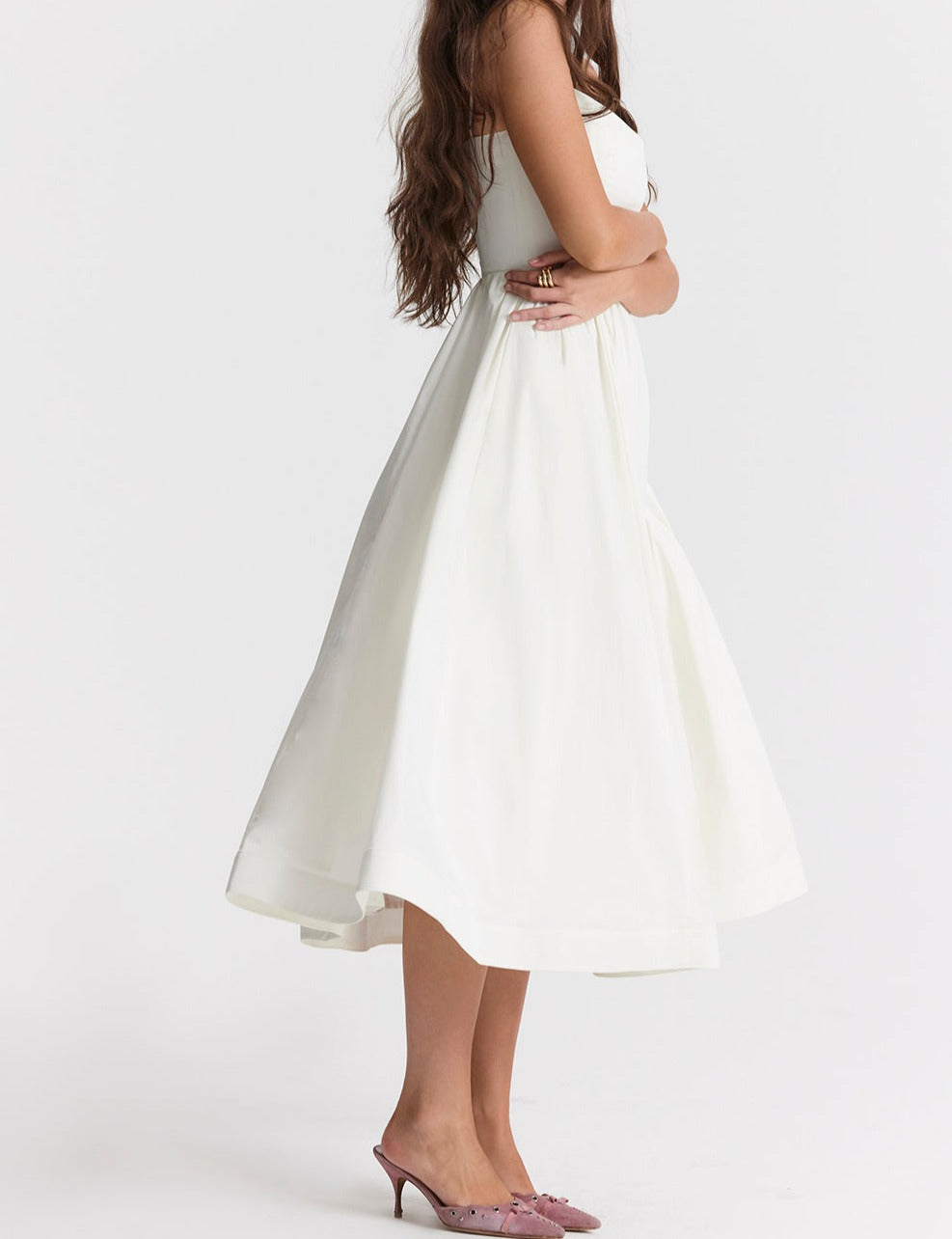 Zoe Minimalist Sleeveless Dress Elevated Occasion Wear