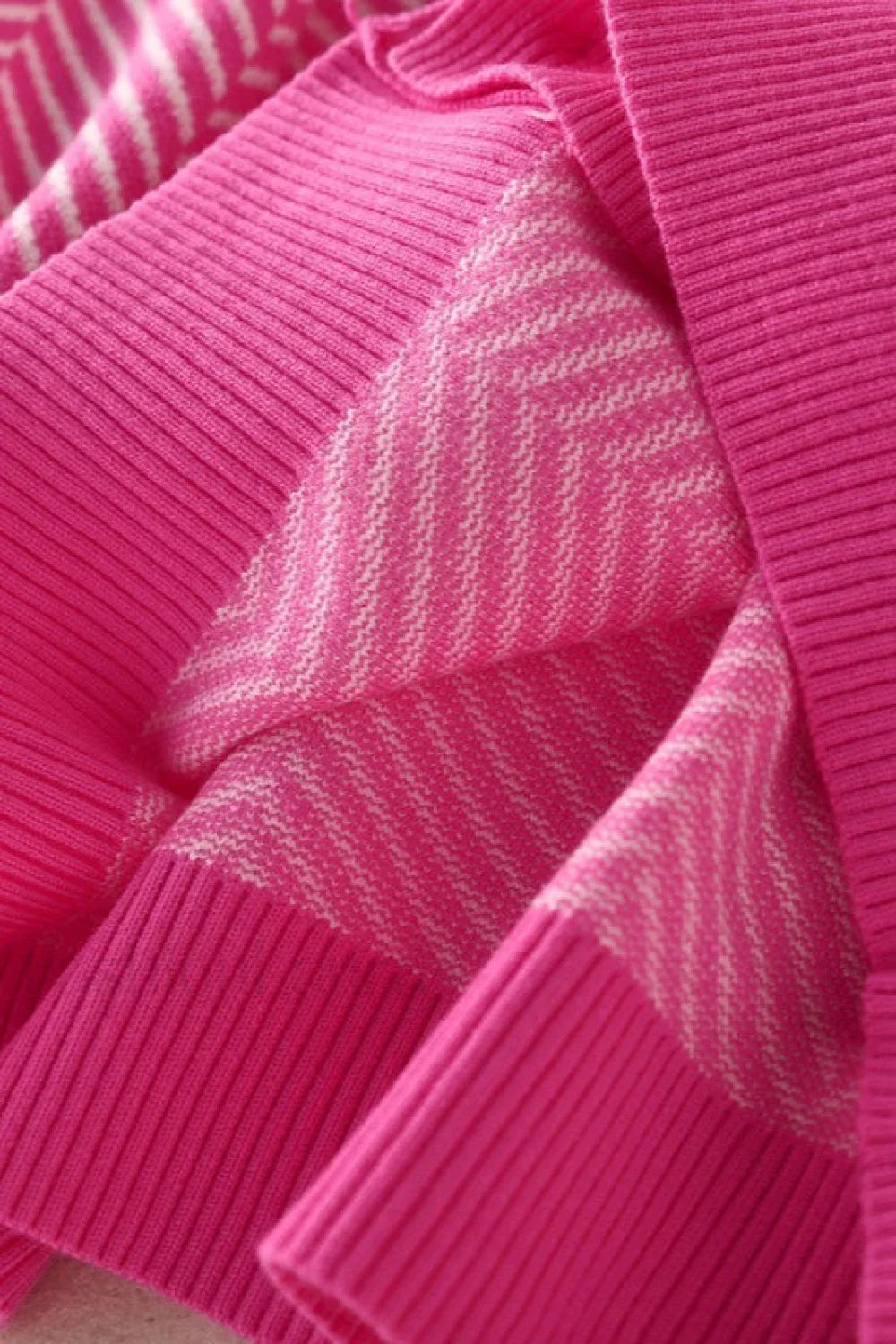 Long Sleeve Loose Knit Cardigan Sweater