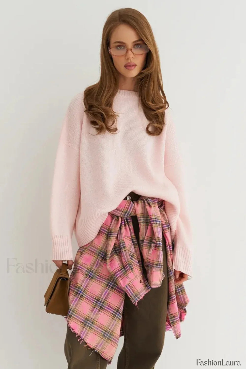 Loose Basic Knit Pullover Sweater