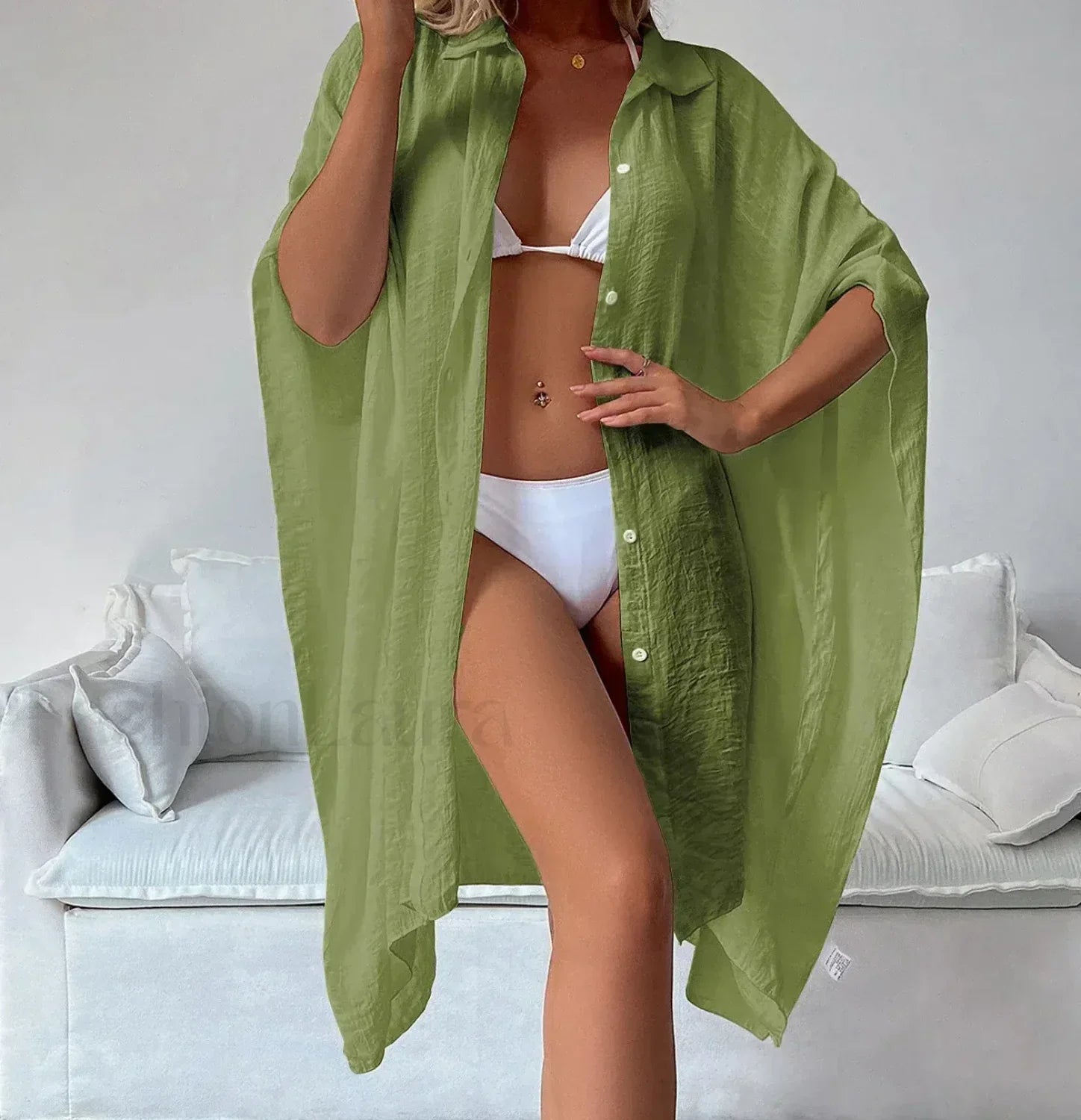 Loose Cardigan Sun Protection Cover Up