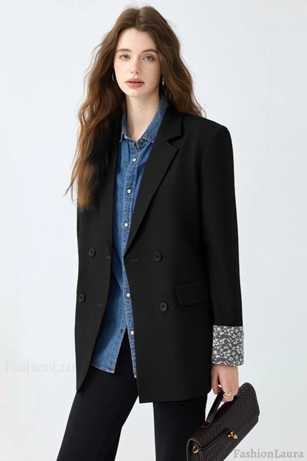 Loose Fit Long Sleeve Blazer