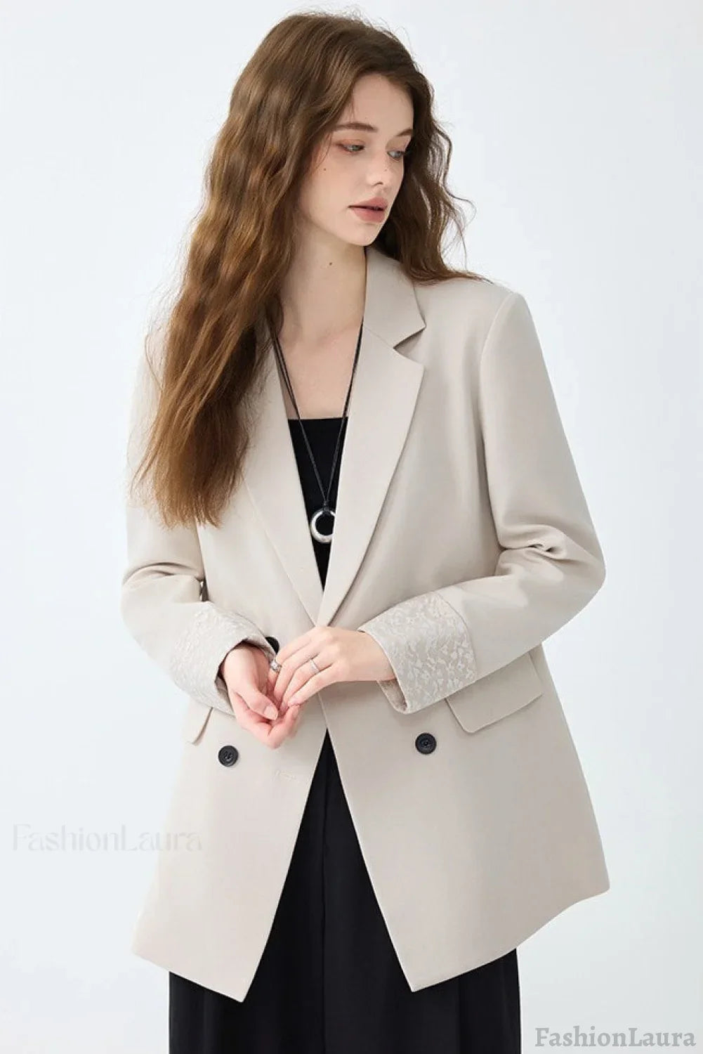 Loose Fit Long Sleeve Blazer