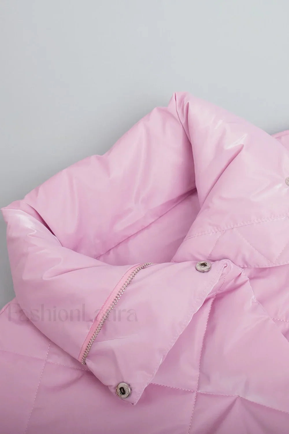 Loose Fit Quilted Cotton Jacket