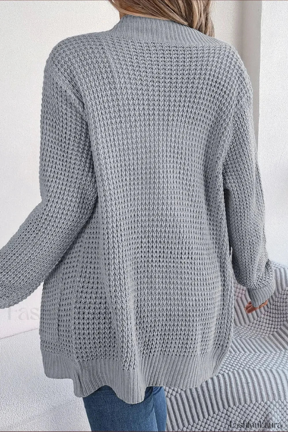 Loose Knit Pocket Cardigan
