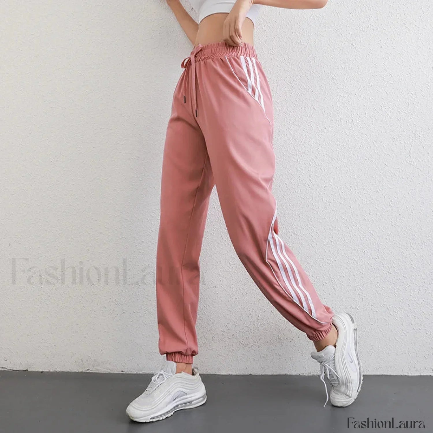 Loose Running Straight Tracksuit Sweatpants