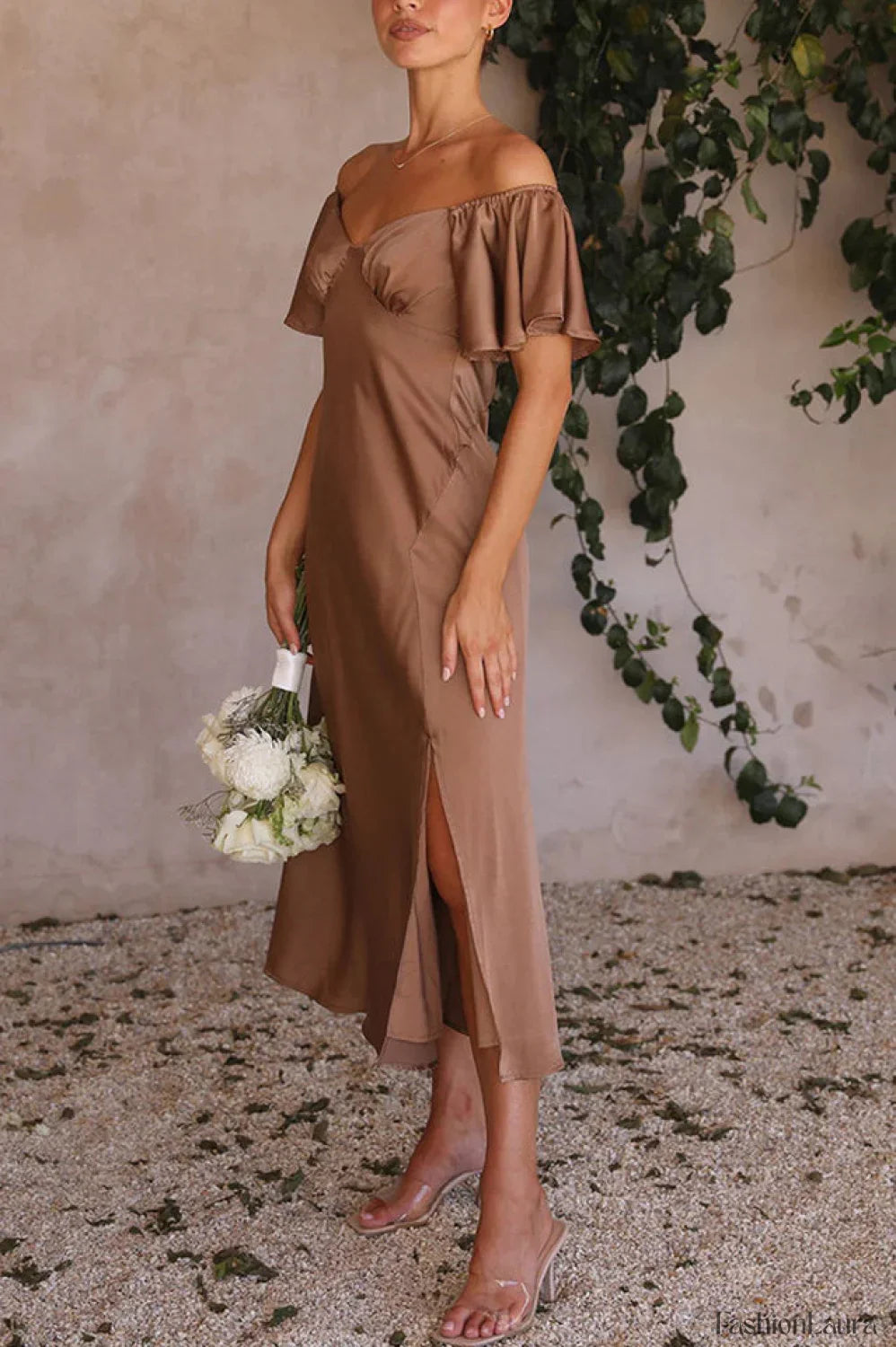 Louisa Elegant Midi Dress
