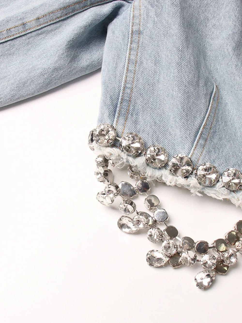 Lyric Diamond Denim Jacket
