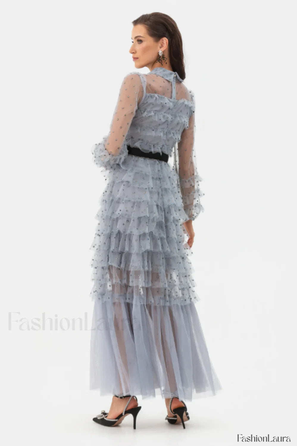 Maddison Polka Stylish Dot Maxi Dress