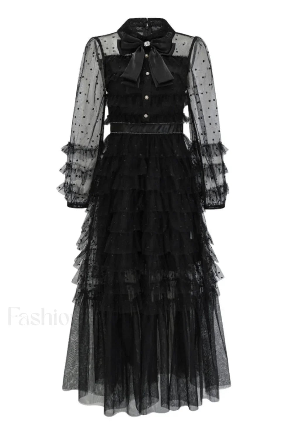 Maddison Polka Stylish Dot Maxi Dress