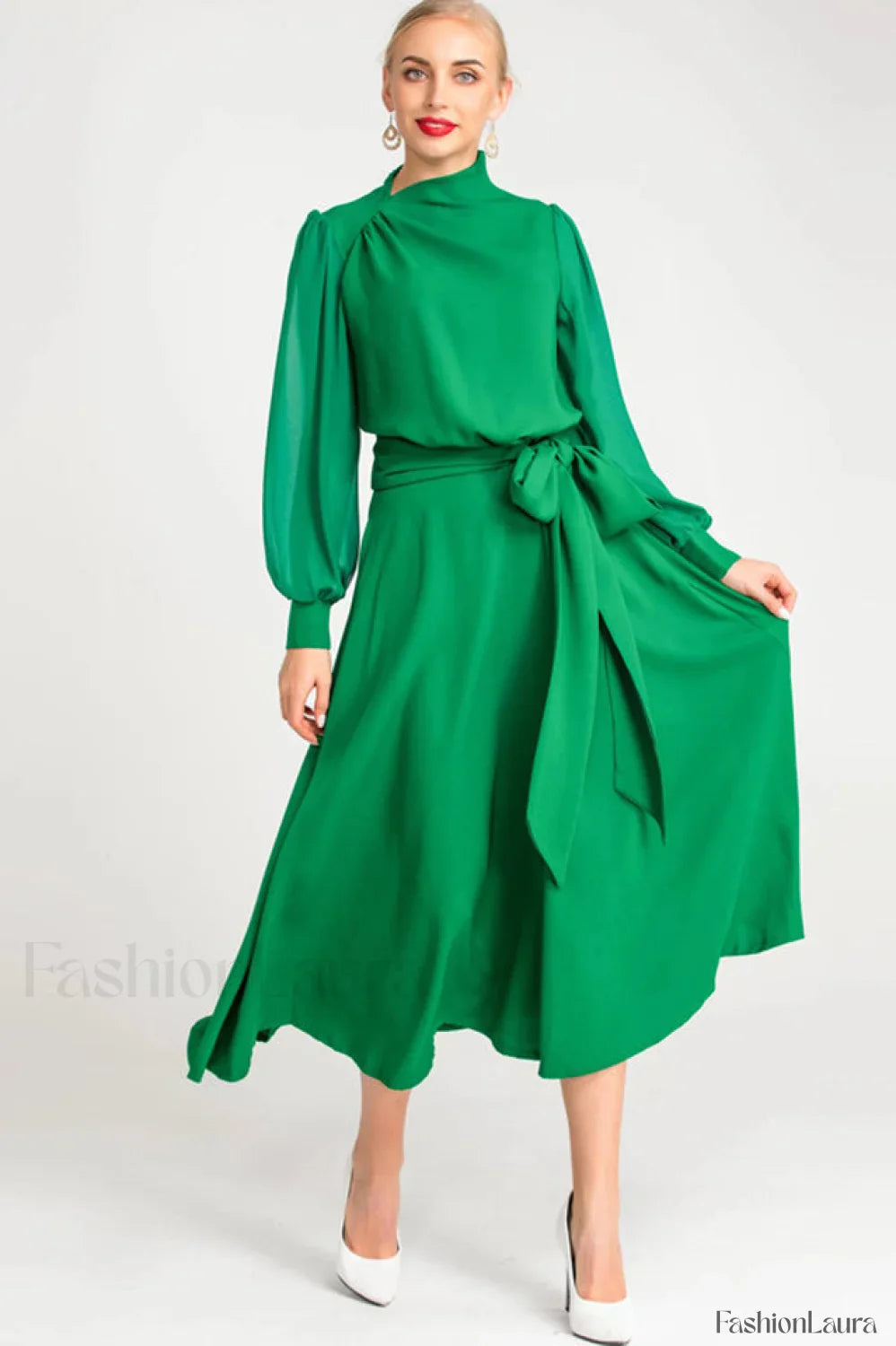 Magdalen Elegant Midi Dress