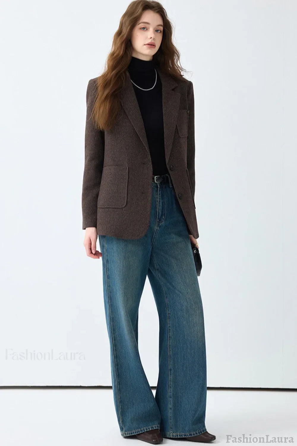 Maillard Brown Wool Blazer