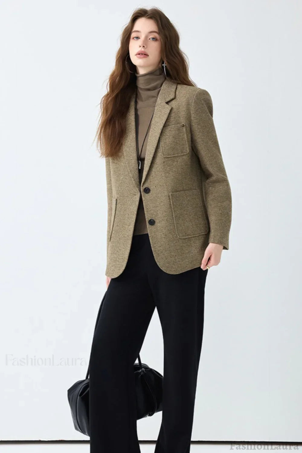 Maillard Brown Wool Blazer