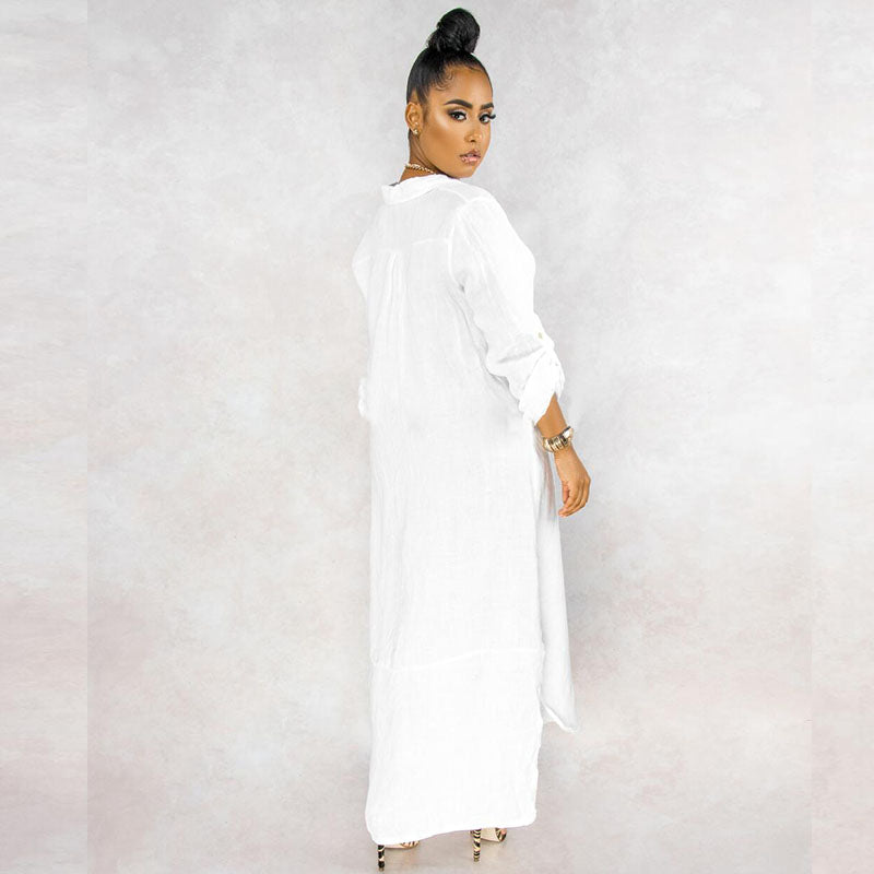 María Aesthetic Elena Overshirt Dress Set Evening Wear Edit