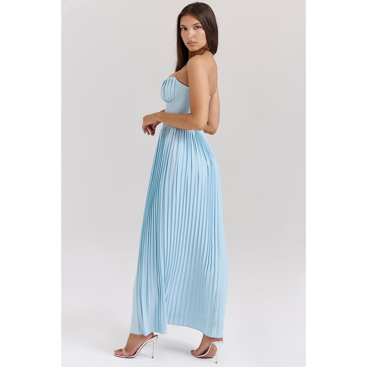 Alma Premium Long Dress with Corset Chic Silhouette Collection