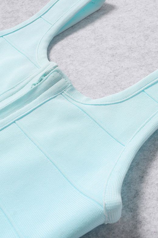 Maria Bandage Mini Dress - Baby Blue