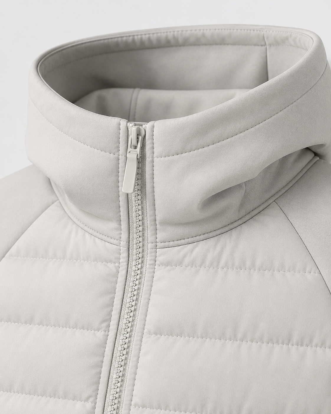 Men's Hybrid Quilted Hooded Jacket