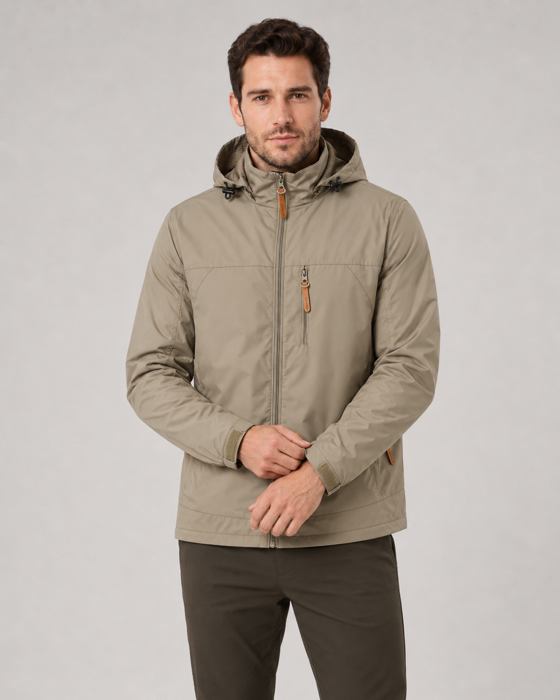 Men's Lightweight Hooded Windbreaker