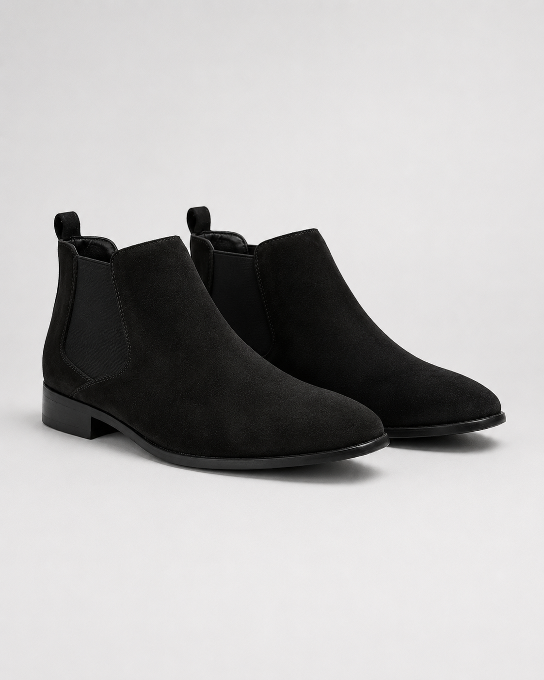 Men’s Suede Chelsea Boots – Classic Slip-On Style