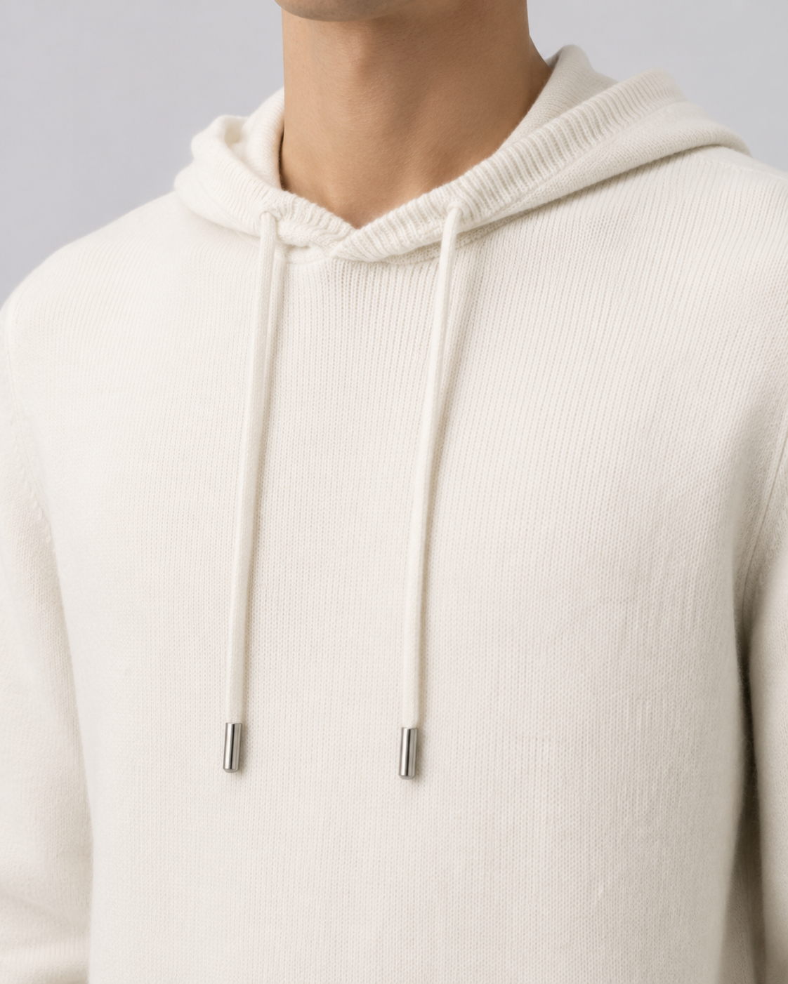Men's Wool Knit Hoodie