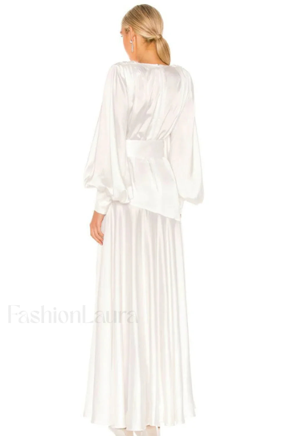 Michele Satin Stylish Formal Maxi Dress