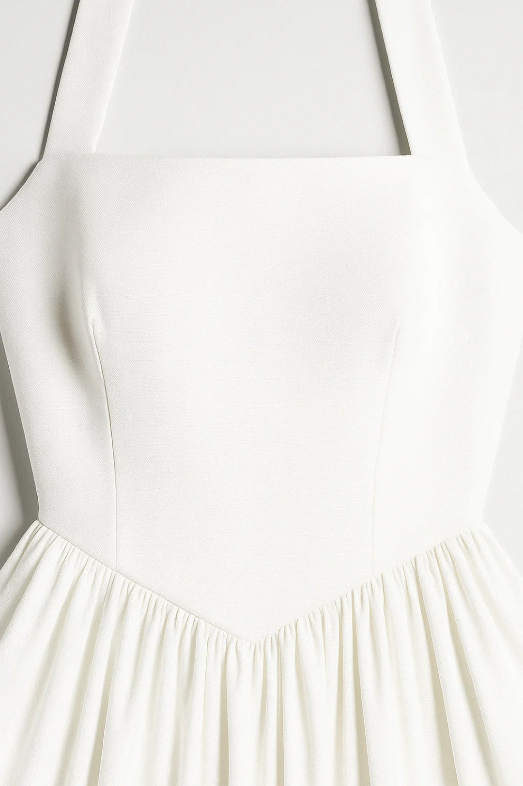 Women's Halter Neck A-Line Midi Dress – Wedding Guest & Cocktail Dress