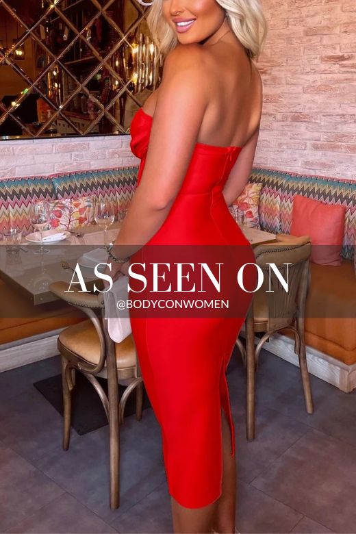 Miles Bodycon Midi Dress - Nude