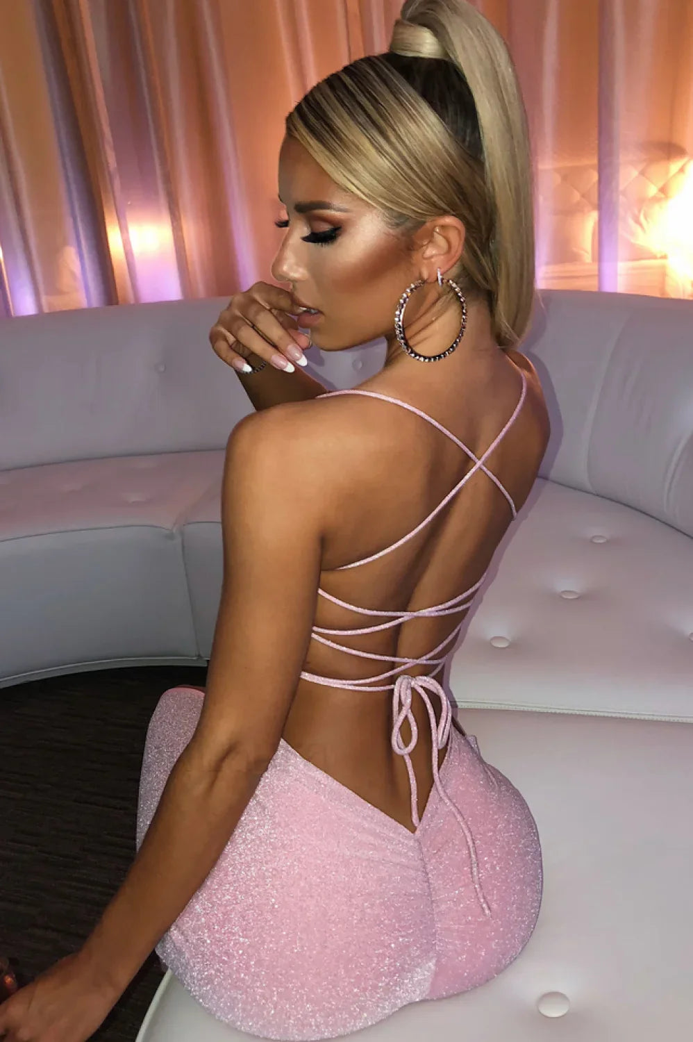 Miley Maxi Stylish Sparkle Dress