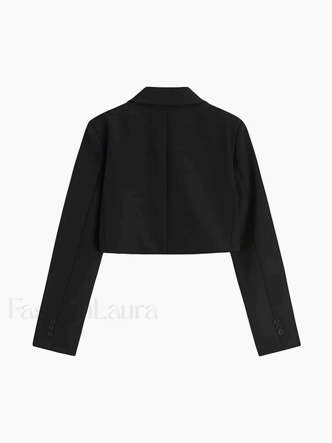 Mind My Graceful Business Crop Blazer