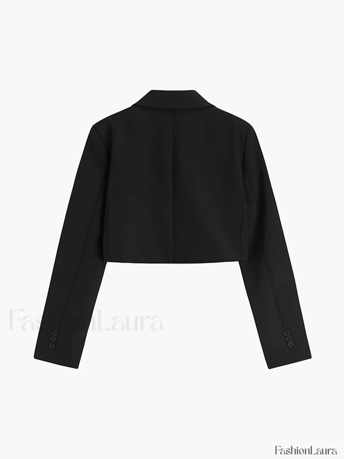 Mind My Graceful Business Crop Blazer