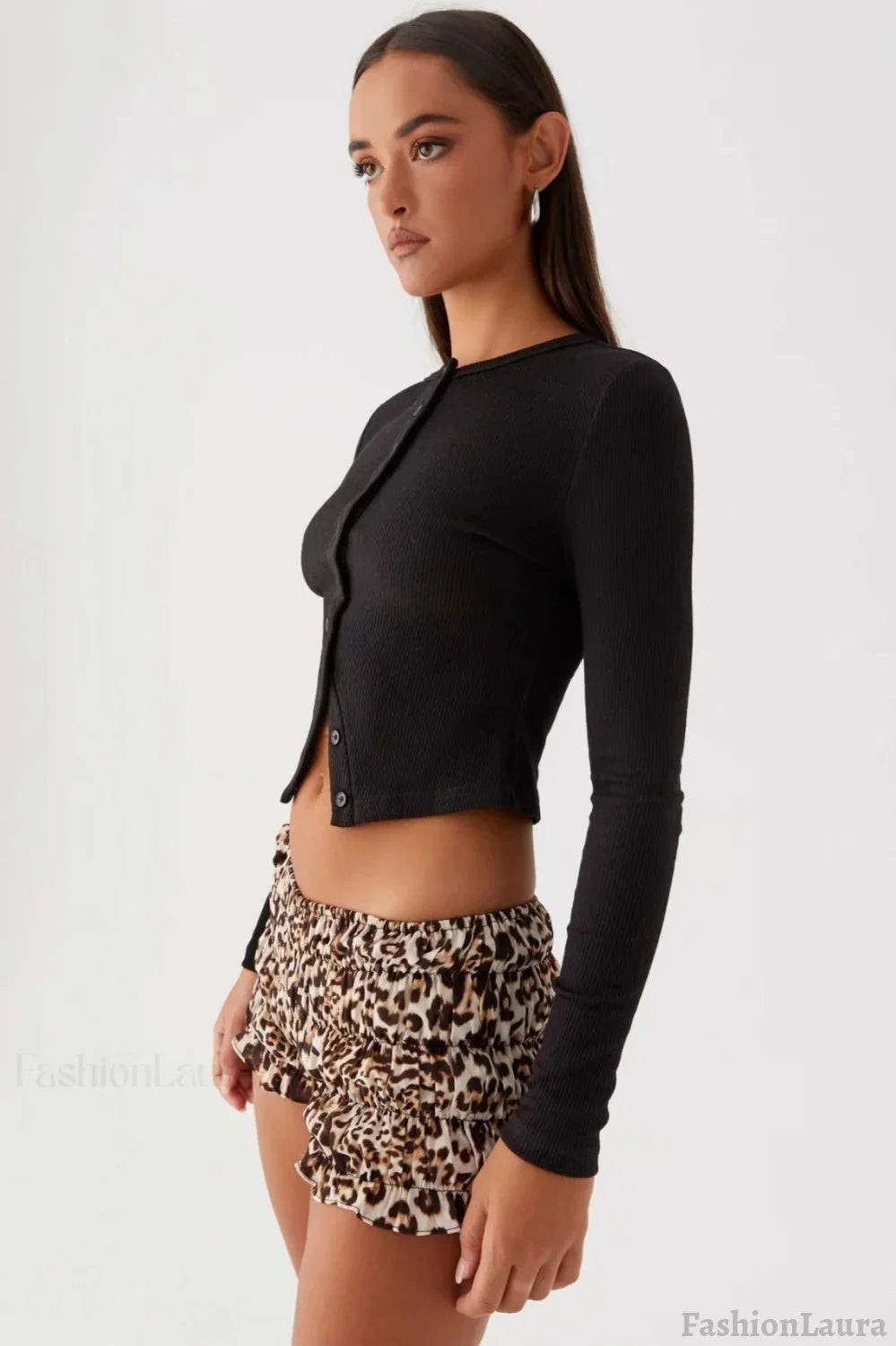 Minimalist Button Cardigan