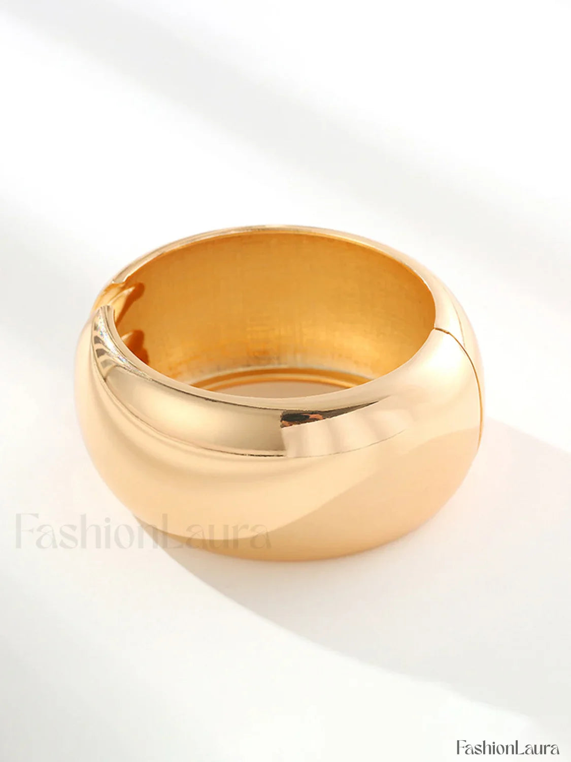 Minimalist Open Graceful Wide Bracelet