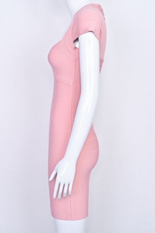 Miranda Bandage Mini Dress - Ballet Pink