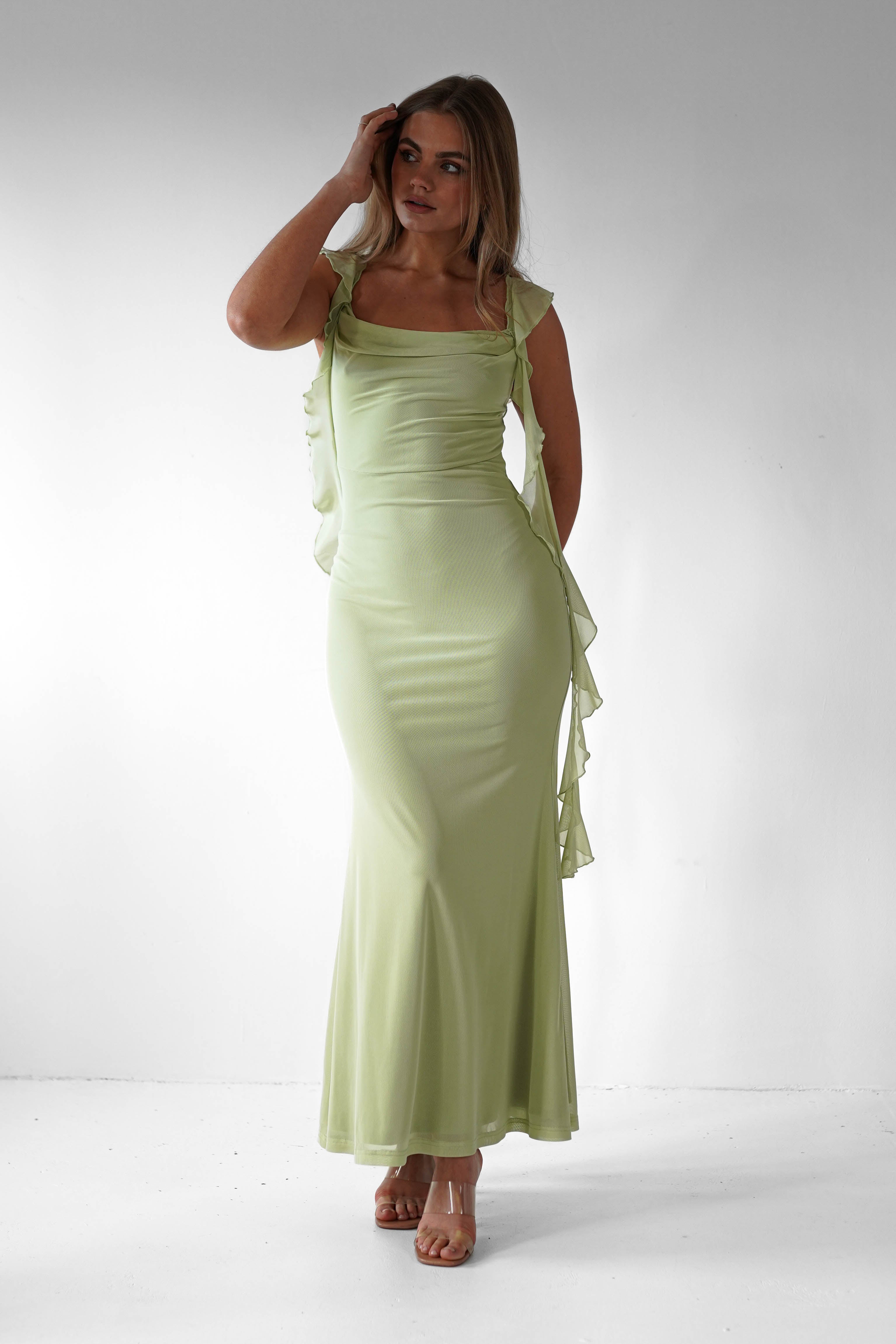 Wendy Effortless Sutton Ruffle Midaxi Dress Boutique Collection