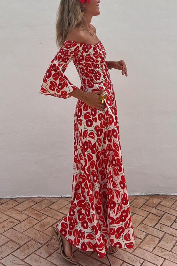 Rebeca Floral Maxi Dress for Women Feminine Flowy Style