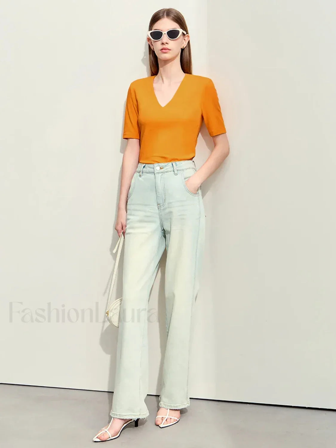 Modal Slim V-Neck T-Shirt